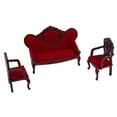 thumbnail image 1 of Muebles de Muñecas Muebles, Miniaturas de Casa de Muñecas, 1:12 Muebles de Muebles de Muñecas Sala de Estar de Casa de Muñecas de Madera Roja para Niños Hogar, 1 of 7