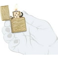 thumbnail image 5 of Zippo 46273 Luxury Waves Design Tumbled Brass Pocket Lighter, 5 of 9