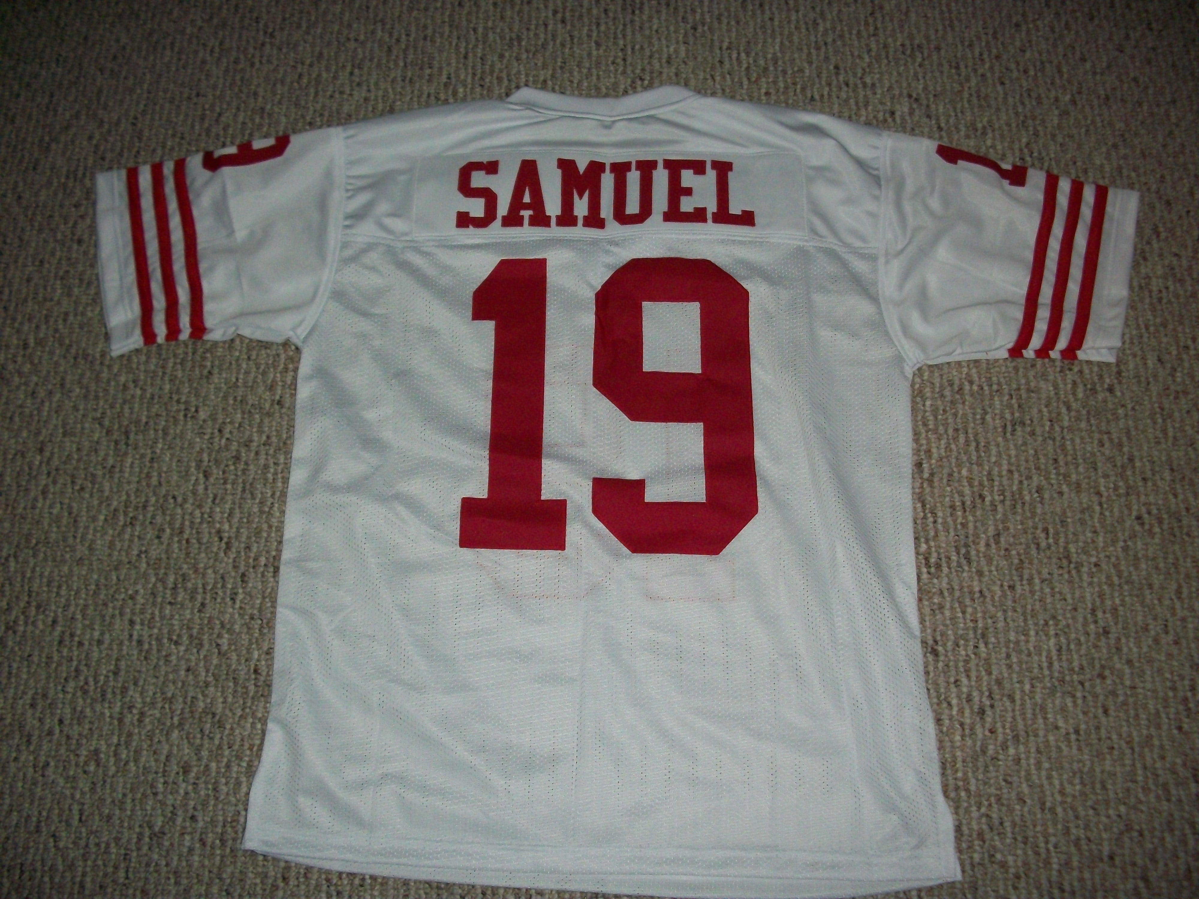 Unsigned Deebo Samuel Jersey #19 San Francisco Custom Stitched Red