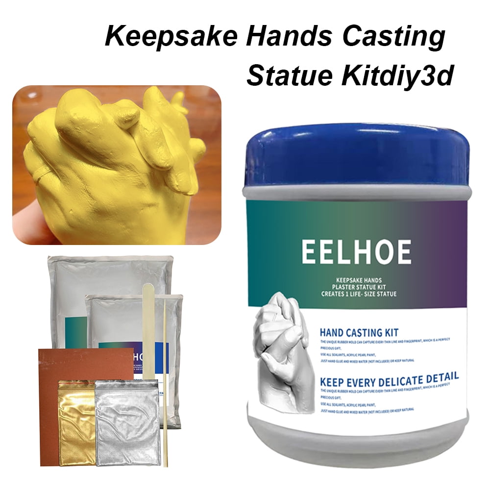 HOTBEST Hand Casting Kit with Gloves, Paints & Tools Included Most