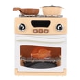 thumbnail image 1 of HLONK Machine à Four de Jeu Meubles Maison pour Enfants Ensemble Cuisine Électrique pour Tout-Petits Poupée Factice Table Chaise Enfant Mini Amusant, 1 of 8
