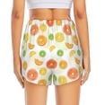 thumbnail image 2 of Lsque Colorful Lemons Printed Women's Running Shorts with Liner Pockets,Elastic Quick Dry Workout Athletic Gym Yoga Shorts,Womens High Waist Shorts-, 2 of 9