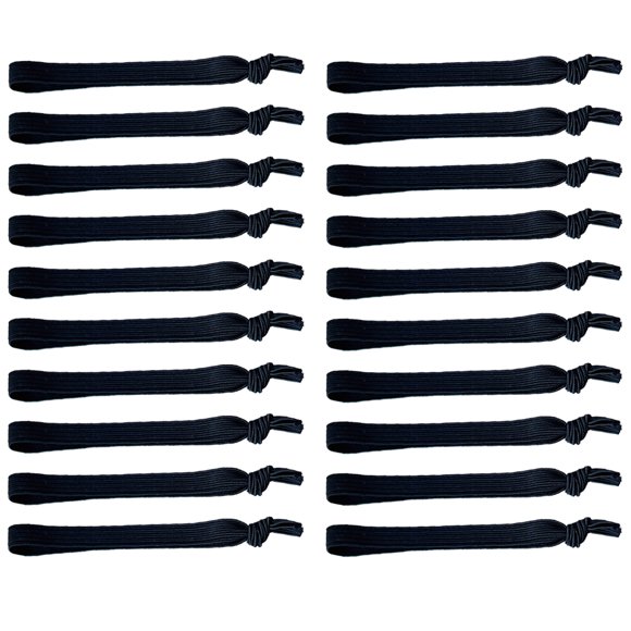 20pcs Elastic Hair Ties for Men Hair Scrunchies for Men Ponytail Holders