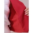 thumbnail image 5 of DARING DIVA Women's Plus Size Lined Button Down Vest 1X Red, 5 of 6