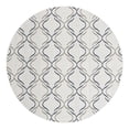 thumbnail image 3 of Unique Loom Outdoor Trellis Collection Area Rug - Parmaklik (7' Round Ivory/Navy Blue), 3 of 7