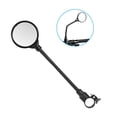 thumbnail image 1 of 360-Degree Rotatable ABS+Acrylic Bicycle Rearview Mirror - Universal Handlebar Mount for 22-32mm Diameter Handlebars, Wide-Angle Vision, Black, Suitable for Mountain & Road Bikes, 1 of 6