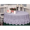 thumbnail image 3 of Heritage Lace Holly Vine - Mantel Redondo (178 cm), Color Blanco, 3 of 3