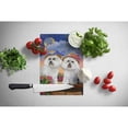 thumbnail image 2 of Carolines Treasures PPP3026LCB Bichon Frise Soulmates Glass Cutting Board Large, 12H x 16W, multicolor, 2 of 2