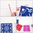 thumbnail image 7 of Colorful Mexican Party Rectangle Banner Decorations Papel Picado Banners Felt Day of the Dead Rainbow Banner Fiesta Birthday Baby Shower Party Decorations Dia De Los Muertos Decor Cinco de Mayo Flags, 7 of 7