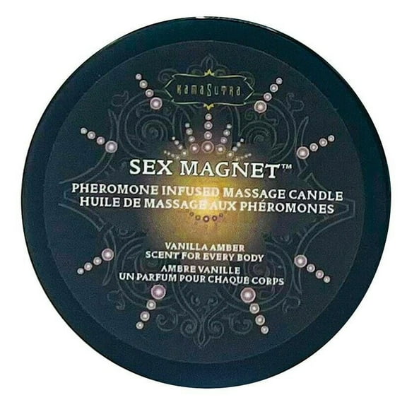 Sex Magnet Pheromone Massage Candle - Vanilla Amber 1.7 Oz