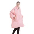thumbnail image 1 of Manta con capucha para adultos Súper suave y cálida Bata con capucha portátil ZefeiWu 8390611558741, 1 of 1
