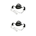 thumbnail image 4 of Wosthever Cabezas de nailon Entrenador de cuello Cabezas seguras Arnés para un entrenamiento eficaz Cabezas Ejercitador de arnés todo negro todo negro 2Conjunto, 4 of 6