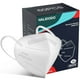 thumbnail image 1 of Mascarilla facial HALIDODO KN95, 60 paquetes, filtro de seguridad de 5 capas (blanco), 1 of 7
