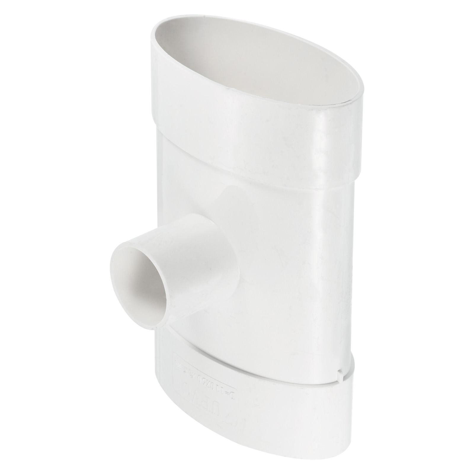 Uxcell PVC Water Pipe 3Way 40mm ID Reducing T Fitting 2 in 1 Oral End