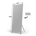 thumbnail image 5 of 4 Pzs Tripie Publicidad Lona Porta Banner Araña 160x60cm, 5 of 5