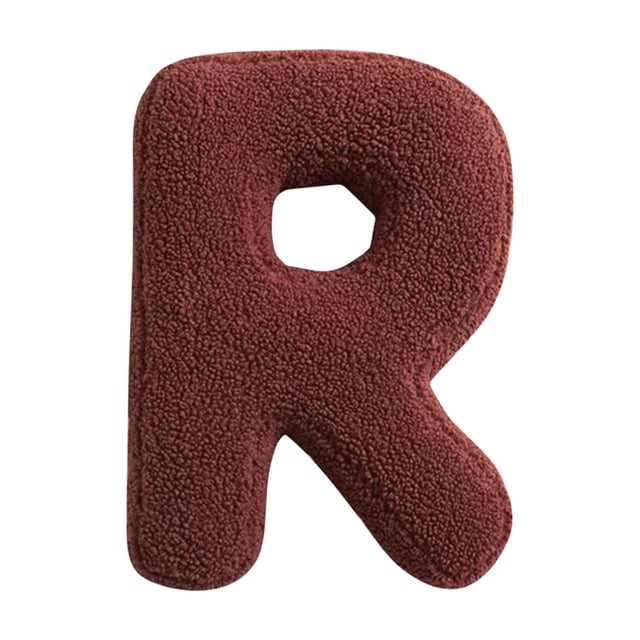Dvruxg English Letters Pillow - Decorative Cushions, Creative Alphabet Letter Pillows for Home Décor