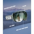 thumbnail image 2 of CRG Sports Ski Goggles 100% UV Protection Frameless Snowboard Goggles for Men,Women,Adults, 2 of 6