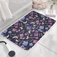 thumbnail image 3 of Pioneer Flower Floral Print Flannel Non Slip Door Rugs,Washable Door Mats Indoor,Decorative Door Mats,Dirt-Resistant and Absorbent Doormat for Entrance,Bedroom,Kitchen,Bathroom,23.5"x16", 3 of 5