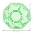 thumbnail image 2 of DECORNIJIA 5Pcs Guitar Effect Pedal Footswitch Topper Fluorescent Green for Music Events, 2 of 5