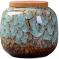 thumbnail image 1 of jessie Loose Tea Tin Tea Storage Tea Caddy Tea Canister Tea Storage Container Tins Jar with Airtight Lid (Light blue), 1 of 7