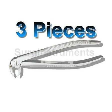 3 Pieces Pedo Extracting Forceps Dental Surgical Instruments 22