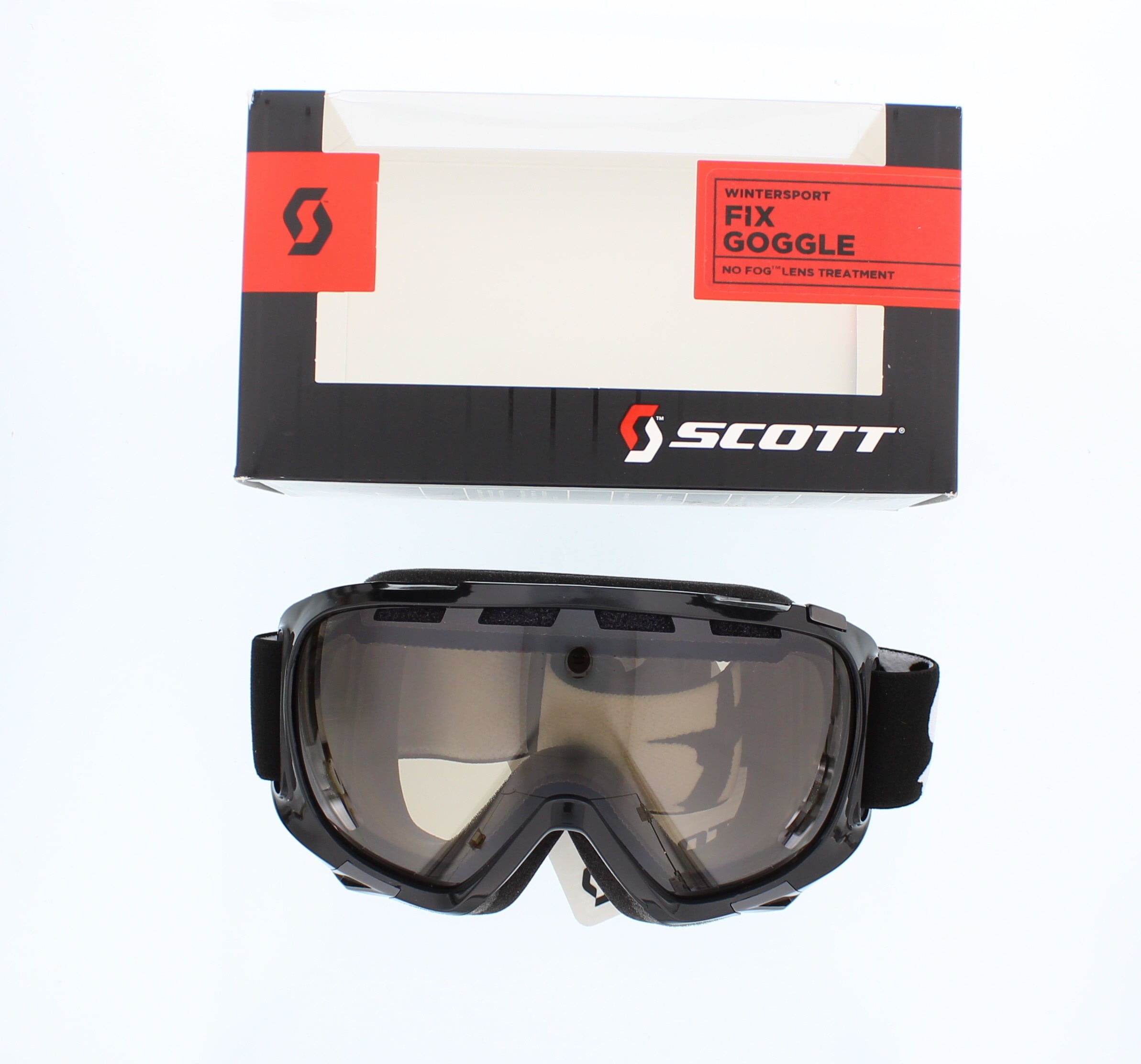 Scott Fix Snow Ski Goggles Black Natural Lens by SCOTT