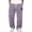 Purple #5, variant on Mens Corduroy Long Trousers Wide Leg Elastic Waist Drawstring Textured Pants Loose Fit Casual Loose Pants Daily Fashion Wear, 2XL
