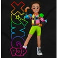 thumbnail image 2 of XOMG POP Neon Logo Tinie T Cartoon Women Plus Size Sweatshirt Brisco Brands 2X, 2 of 5