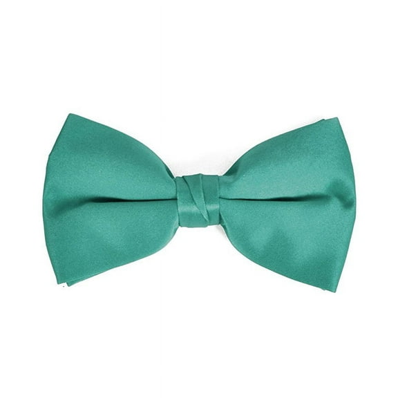Men's Solid Color Clip On Bow Tie