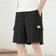 thumbnail image 2 of Pantalones cortos transpirables de secado rápido para hombre, tejido Ice, diseño de bolsillos finos, corte holgado, deportivos y de ocio, tallas M-XXXXL, 2 of 6