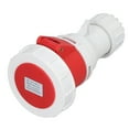 thumbnail image 3 of Conector macho de aviación, 4 pines, 3P+E, CA 380-415 V, 32 A, IP67, resistente al agua, industrial, 3 of 14