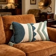 thumbnail image 5 of Boho Lumbar Throw Pillow Covers 12x20 Inch, Bohemian Tufted Decorative Pillow Covers with Tassels for Couch Sofa Bedroom Living Room 1 Pack, Mint Green, 5 of 7