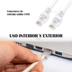thumbnail image 4 of Cable Ethernet Red Lan 20m Reforzado Cat6 Internet Consola Blanco, 4 of 5