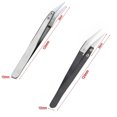 thumbnail image 1 of High Quality Stainless Steel Ceramic Tweezers Heat Resistant Non Conductive Ceramic Pointed Tip DIY Tools Hot Selling Hand Tools 2 PCS-Small Elbow, 1 of 6