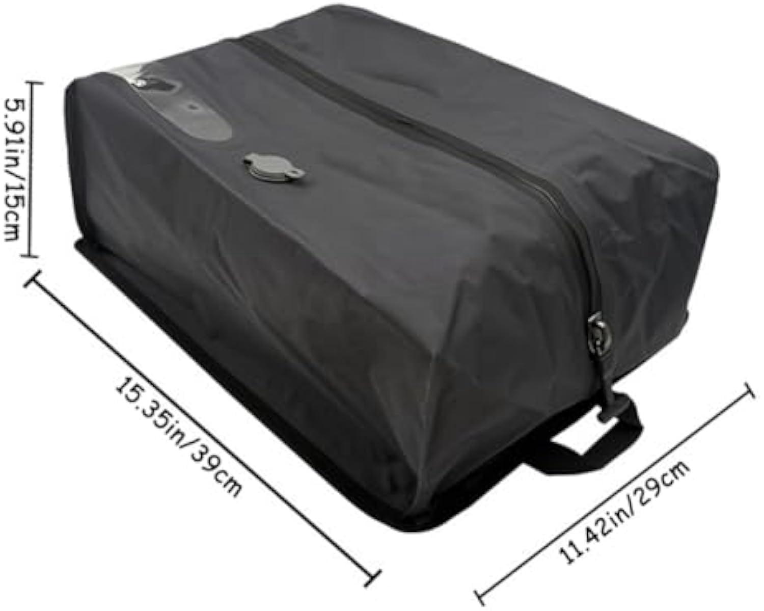 2packbag with Vacuum Bags for Suitcase, Travel Vacuum Bags with Pump Portable USB Electric Saver Backpack Storage Luggage Lightweight Air Compression Seal Packing Save Space(With window,No pump)