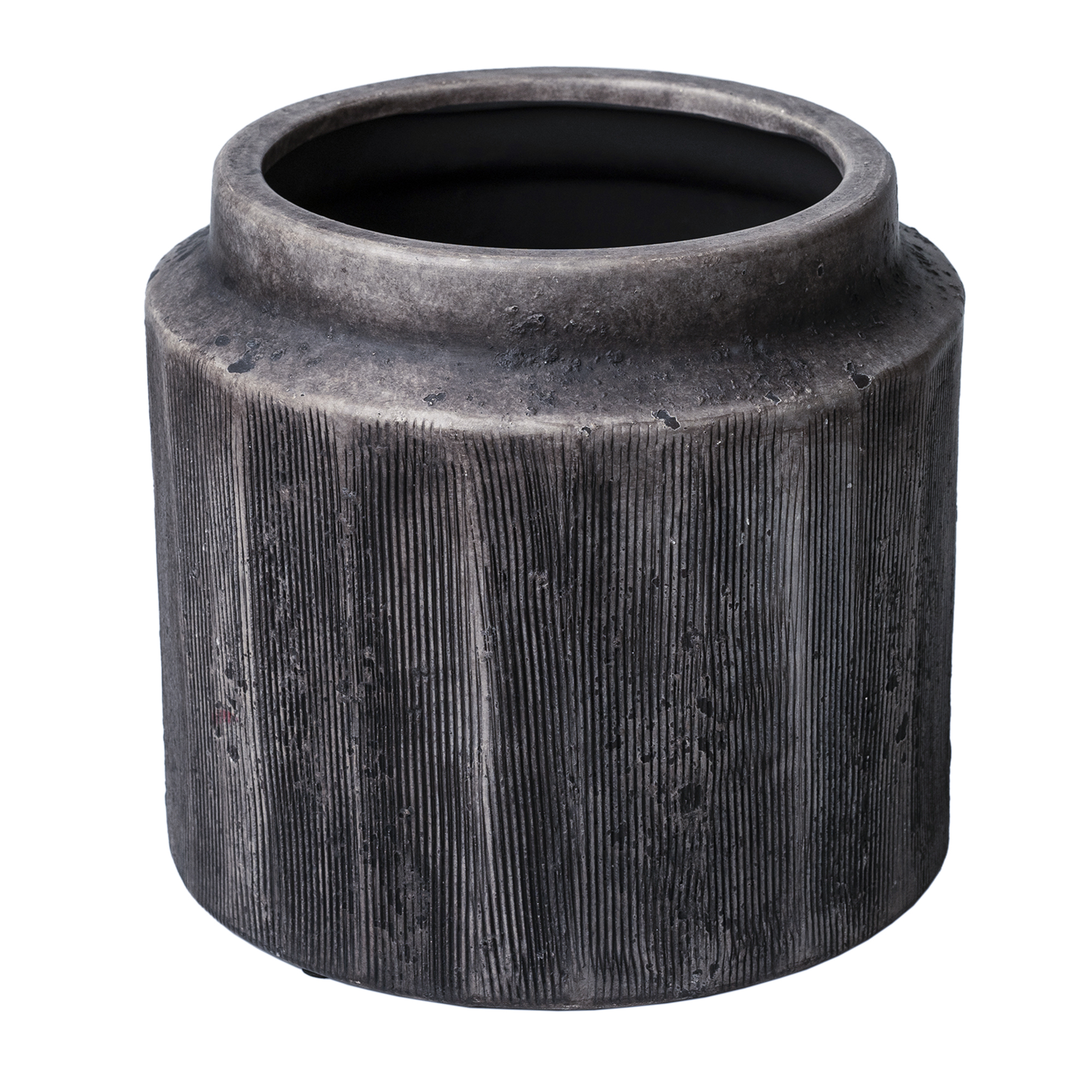 Better Homes & Gardens Alexander Round Ceramic Planter, Black photo 4