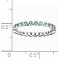 thumbnail image 2 of Blue Topaz Sterling Silver Ring, 2 of 7