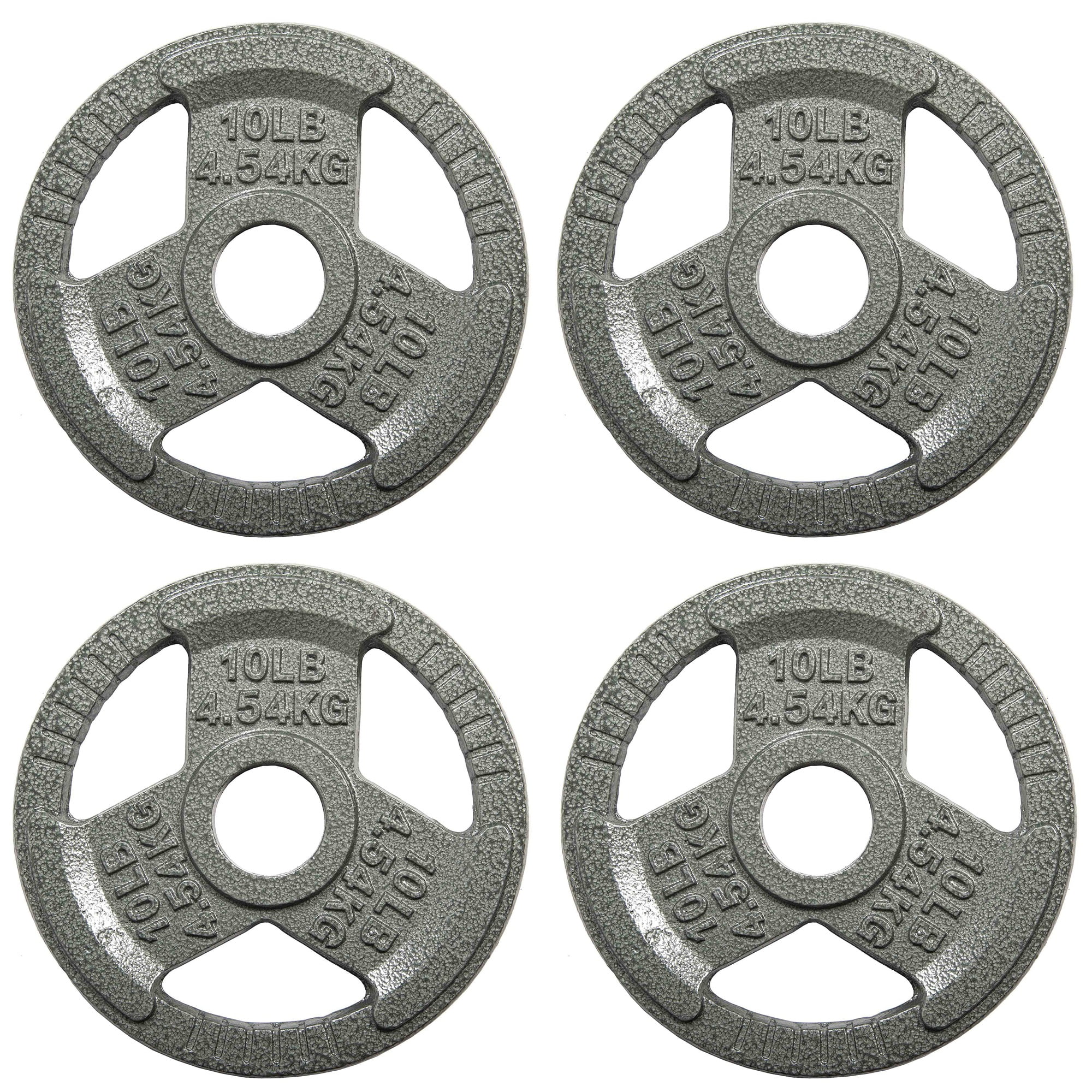 GIANNA 40lb 2-Inch Olympic Cast Iron Weight Plate, Durable, Rust-Resistant Strength Training Plates for Weightlifting, CrossFit, and Home Gym Workouts