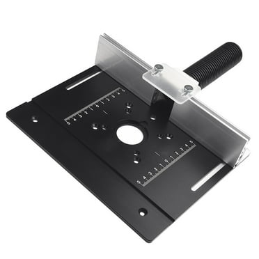 Aluminium Router Table Insert Plate Milling Flip Board with Sliding Track Fence