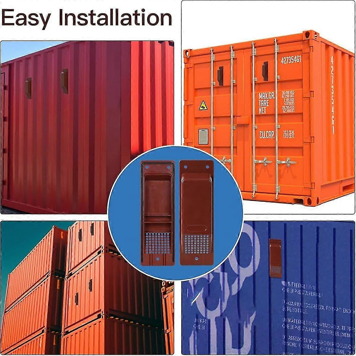 Shipping Container Air Vent Kit Heavy Duty Shipping Container Accessories Flow Ventilation Kit 8Pack
