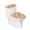 Autumn Pumpkin, variant on HELLHERO Ghost Bat Pattern Bathroom Toilet Cozy Set & Set of 2 Toilet Lid Seat Cover Set & Universal for Bathroom Home