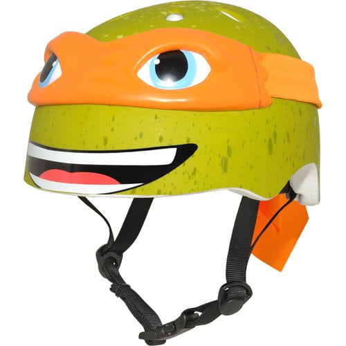 C-Preme Teenage Mutant Ninja Turtles Michelangelo 3D Bike Helmet, Child