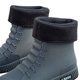 thumbnail image 3 of Botas Lluvia Mujer Hombre Media Pierna Forro Piel Moda ( 42) Gris, 3 of 6