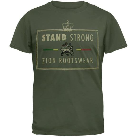 Rastafari - Stand Strong Adult T-Shirt - X-Large
