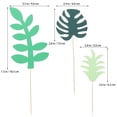 thumbnail image 4 of 24pcs Tropical Leaf Cake Plugins Leaf Cake Inserts Green Leaf Cake Decors, 4 of 8