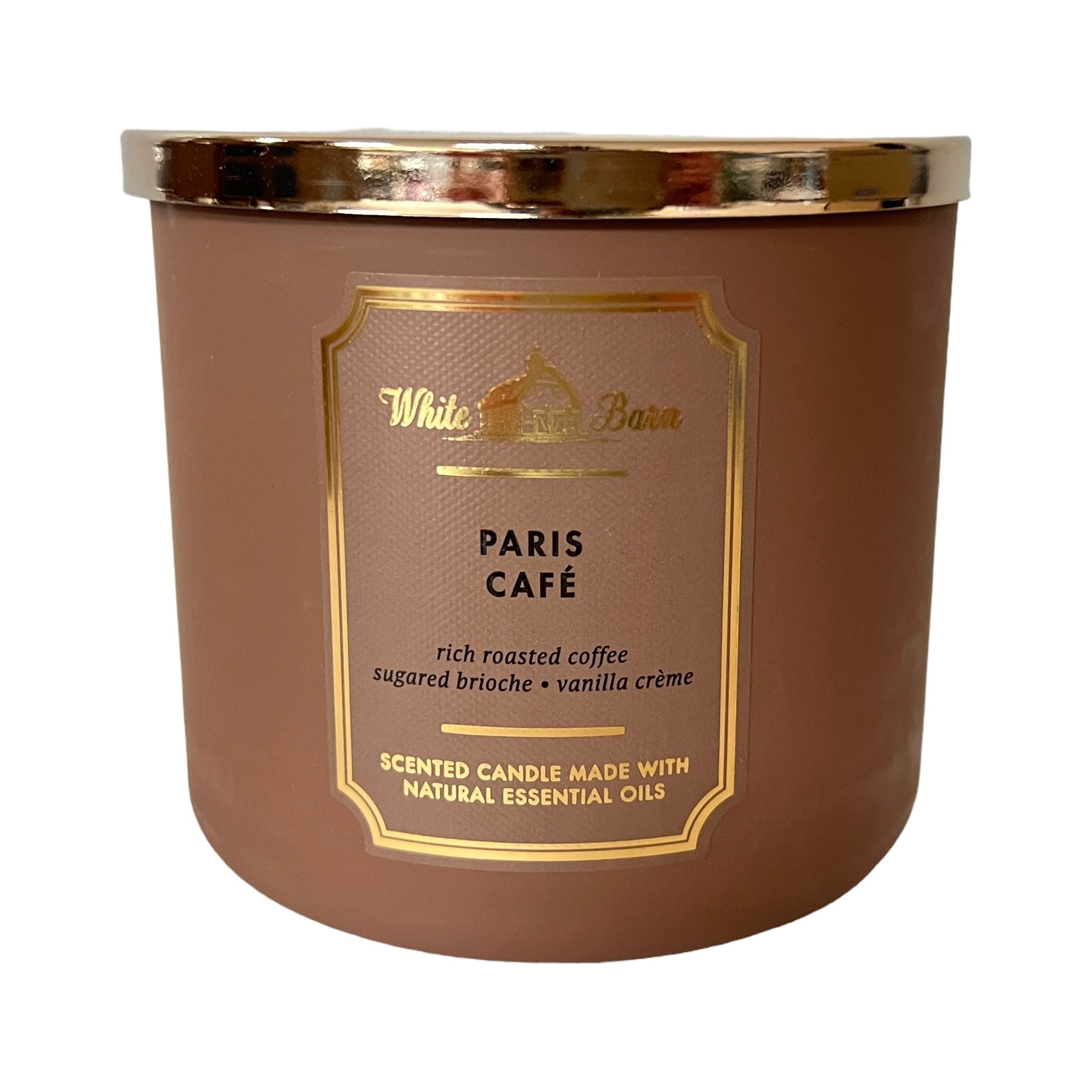 Bath & Body Works Paris Cafe Scented 3 Wick Candle 14.5 oz