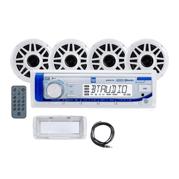 Restored Dual Digital MXCP134S Media Receiver with Four 6.5" Speakers