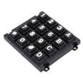 thumbnail image 2 of Dioche External Keyboard Module, Portable Keyboard Module, 4x4 Push Buttons For MCU, 2 of 8