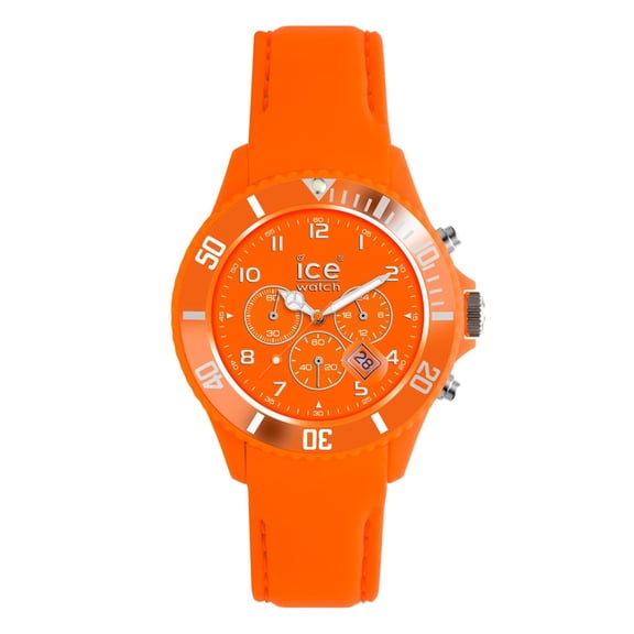 Women's Matte CHM.FO.B.S.12 Orange Silicone Quartz Fashion Watch