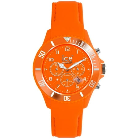 Ice-Watch Women's Matte CHM. FO.B.S.12 Orange Silicone Quartz Fashion Watch